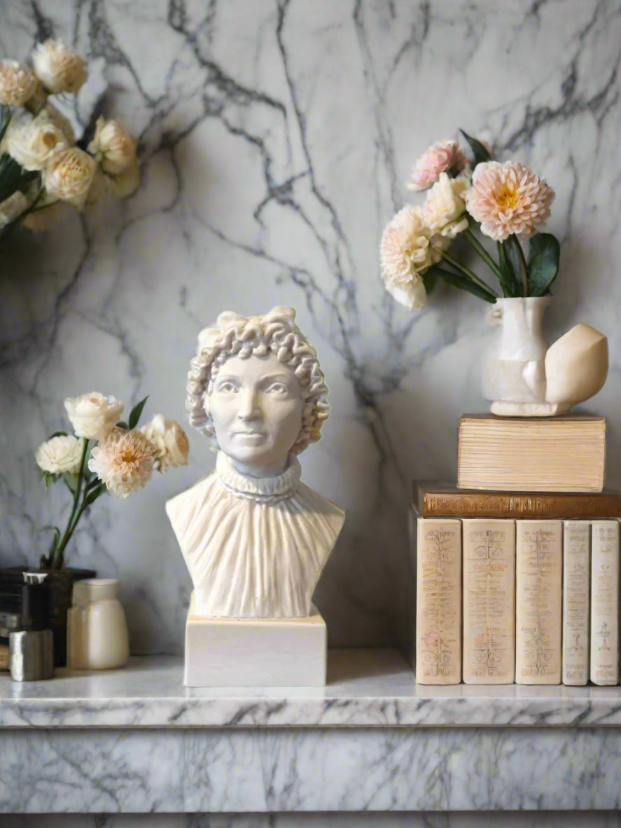 Bonded Marble gift sized bust for the SculptHER Collection of Abigail Adams