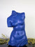 Bonded Marble Aphrodite Melos Venus Torso in blue tone statue