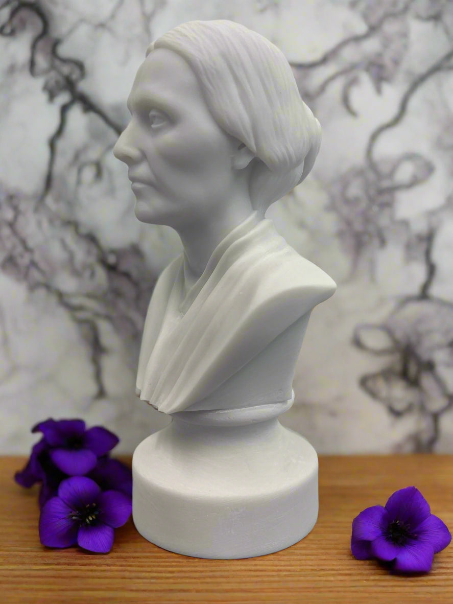 Bonded Marble bust of Susan B Anthony 