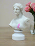 White Bonded Marble mini bust replica Greek Aphrodite Venus di Milo 